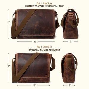Leather Messenger Bag